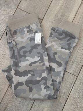 GAP Kids Grey Camo Joggers